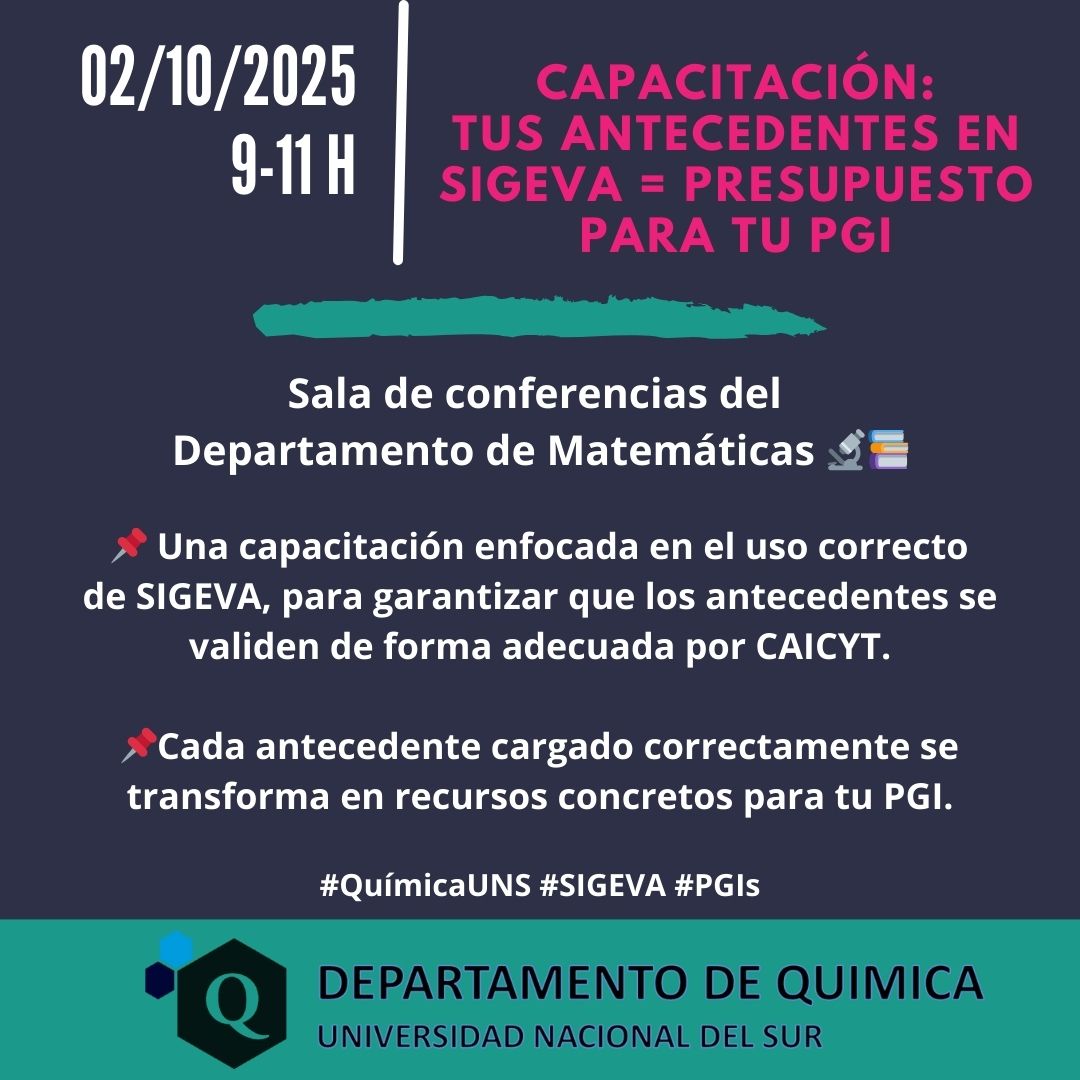 Capacitación SIGEVA - PGI