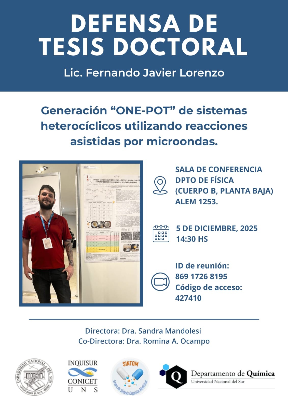 Defensa de Tesis Doctoral - Lic. Fernando Javier Lorenzo